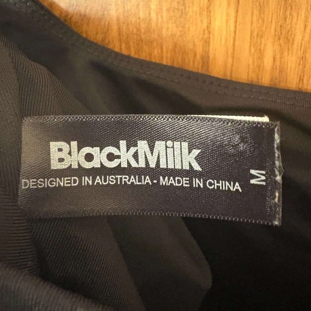 BlackMilk Matte Black Tank Top - Picture 5 of 5